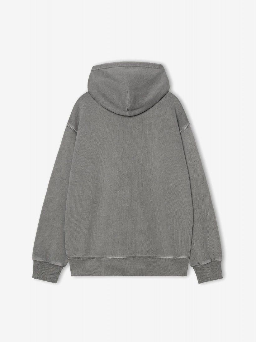 Casaco com Capuz Carhartt WIP Nelson Cinzento (Garment Dyed)