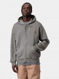 Casaco com Capuz Carhartt WIP Nelson Cinzento (Garment Dyed)