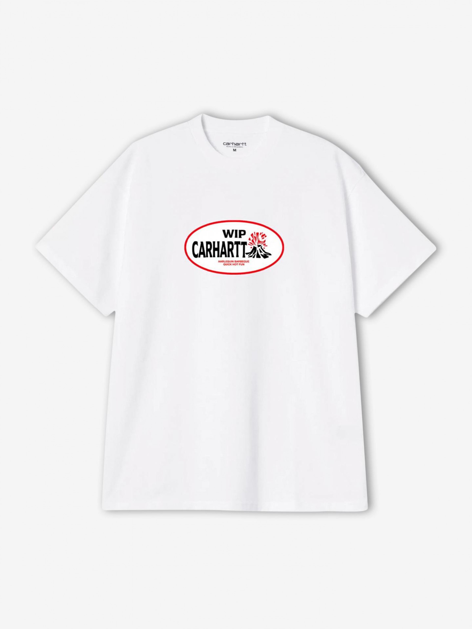 Camiseta Carhartt WIP Harlequin BBQ Blanca