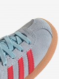 Sapatilhas Adidas Gazelle CF EL I Azuis e Vermelhas Em Camur�a