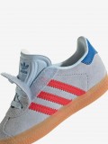 Sapatilhas Adidas Gazelle CF EL I Azuis e Vermelhas Em Camur�a