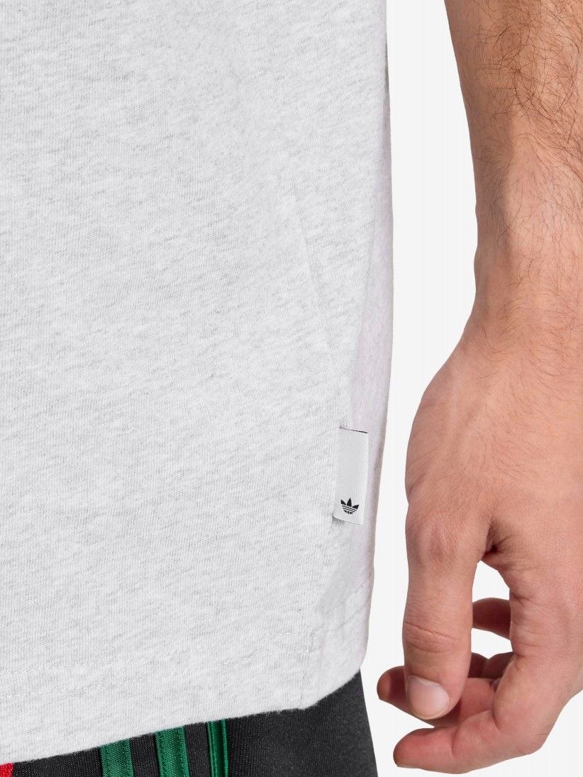 T-shirt Adidas Character Trefoil Series Cinzenta T-shirt Adidas Character Trefoil Series Cinzenta