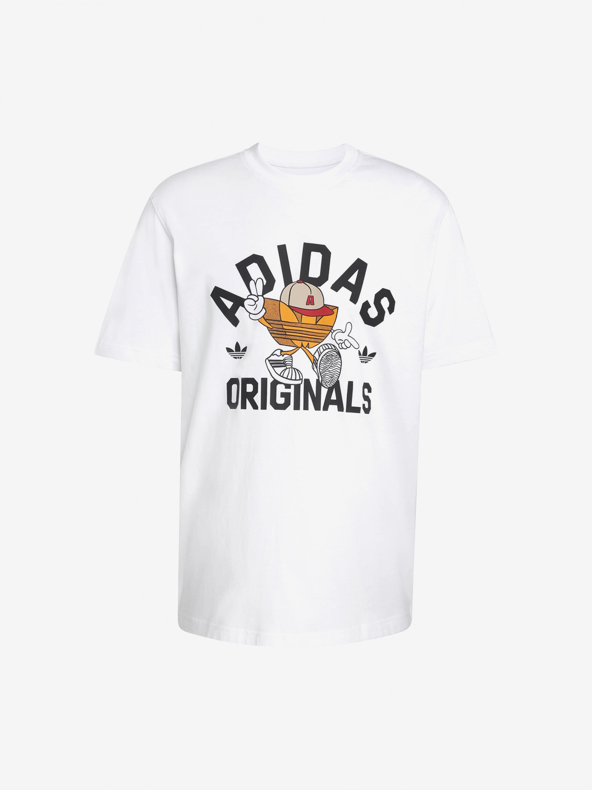 Camiseta Adidas Character Trefoil Series Blanca