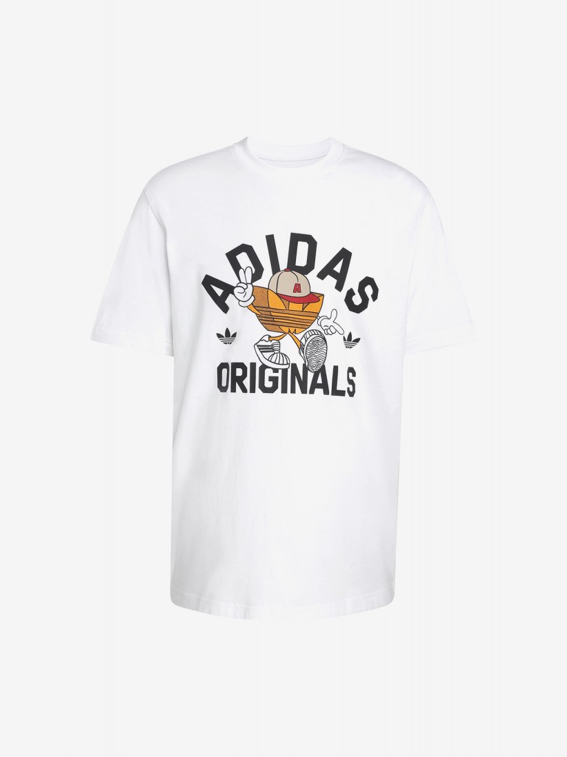 T-shirt Adidas Character Trefoil Series Branca