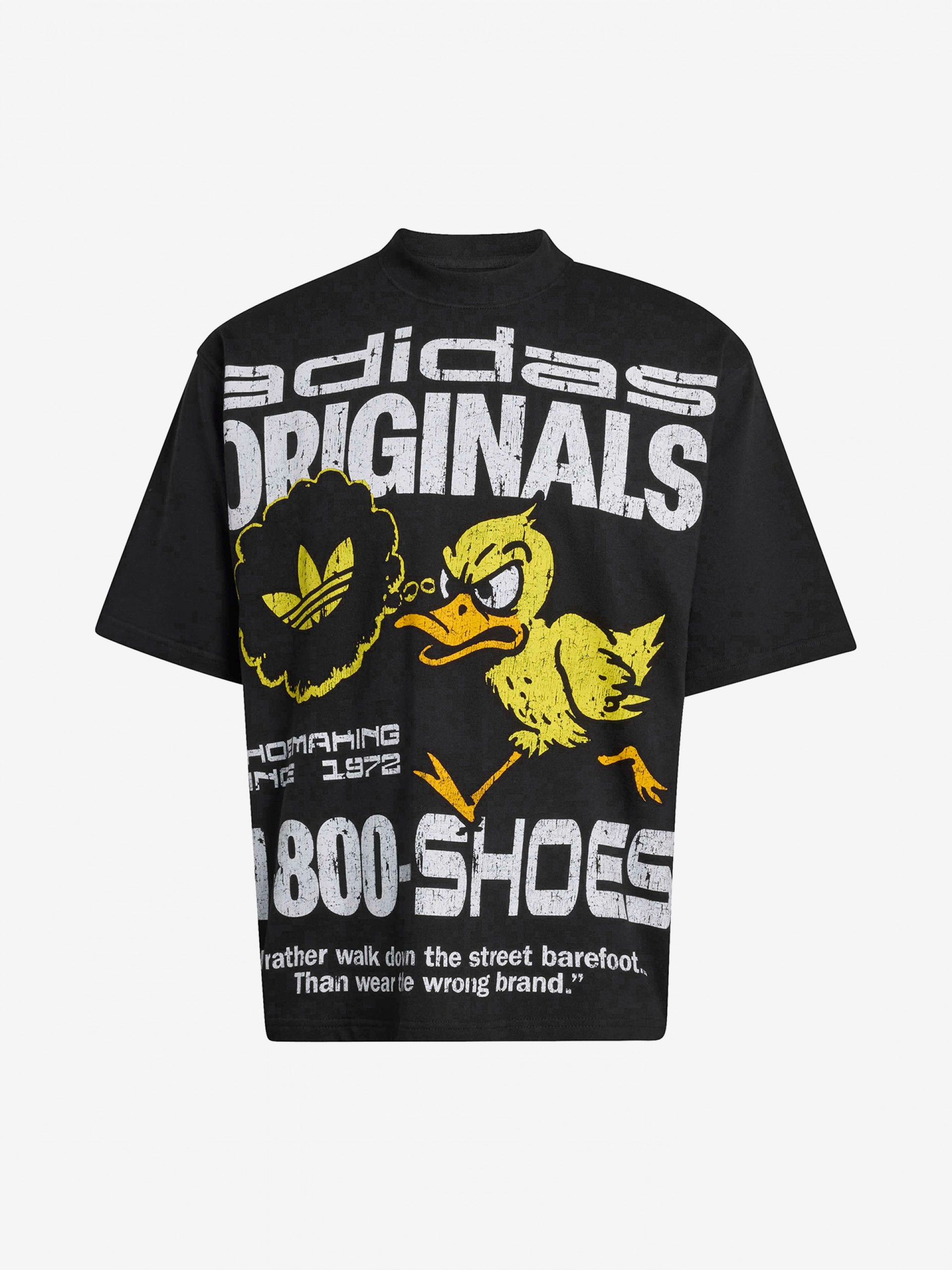 T-shirt Adidas Duck Graphic Cinzenta