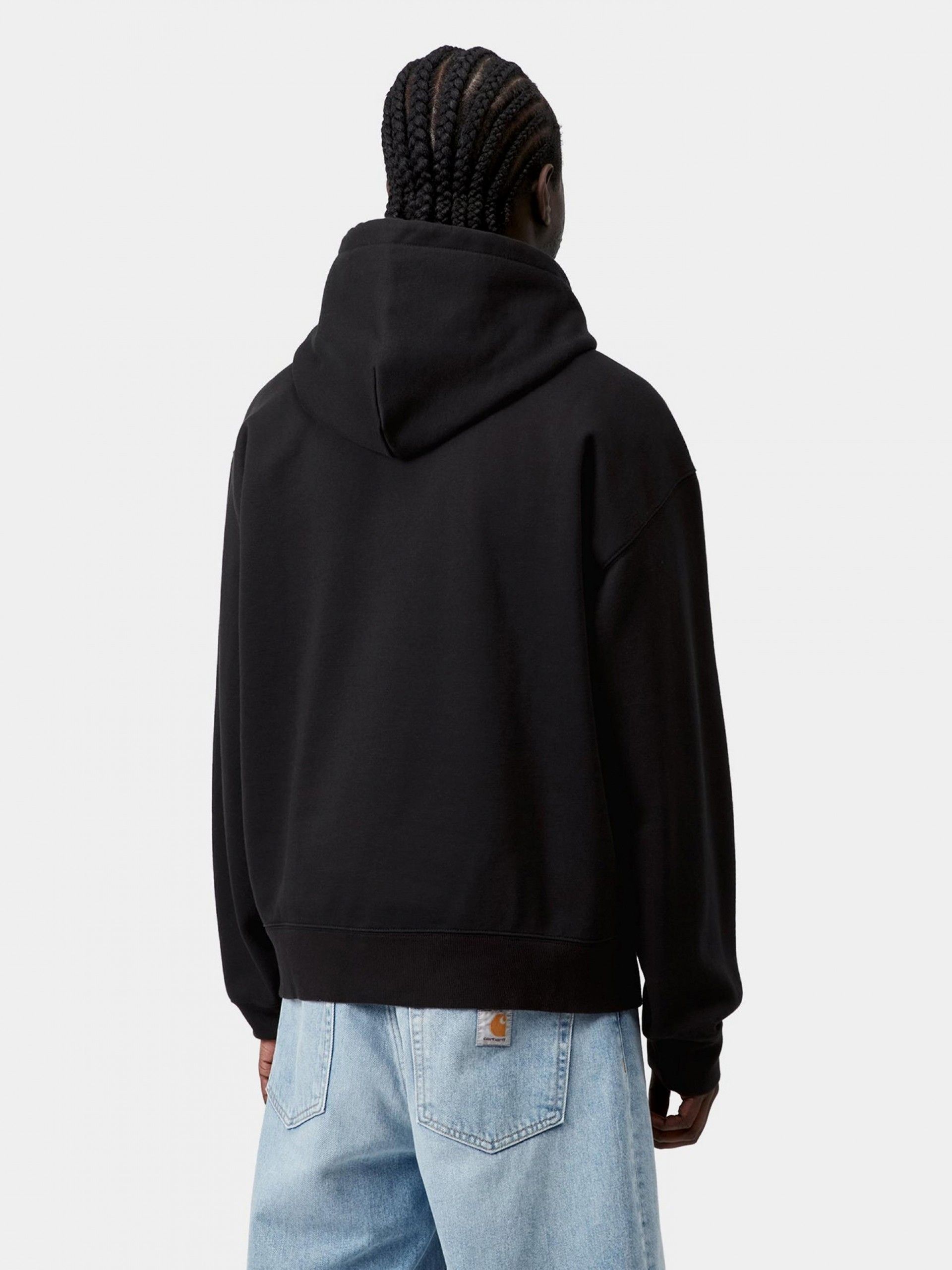 Camisola com Capuz Carhartt WIP World Tour Preta