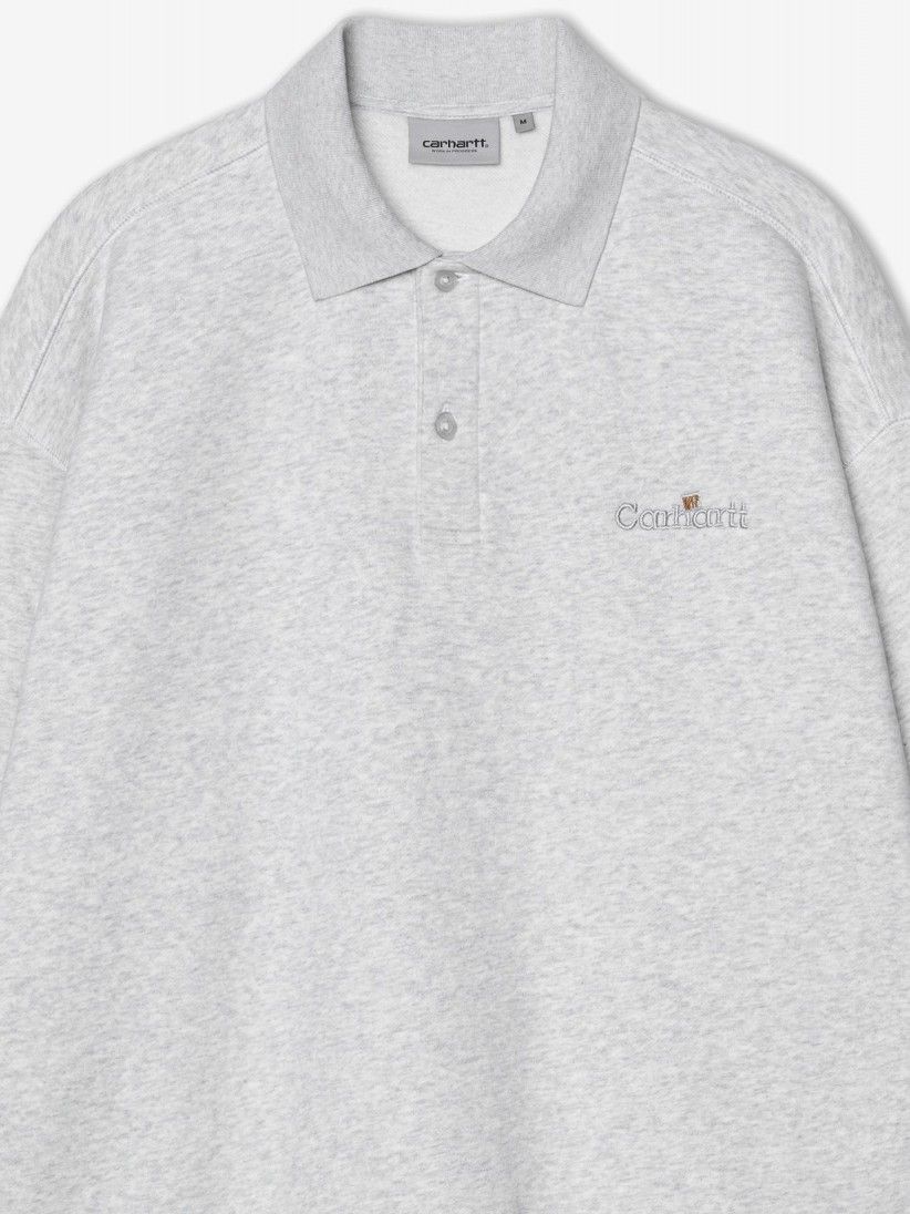 Camisola Polo Carhartt WIP Label Cinzenta