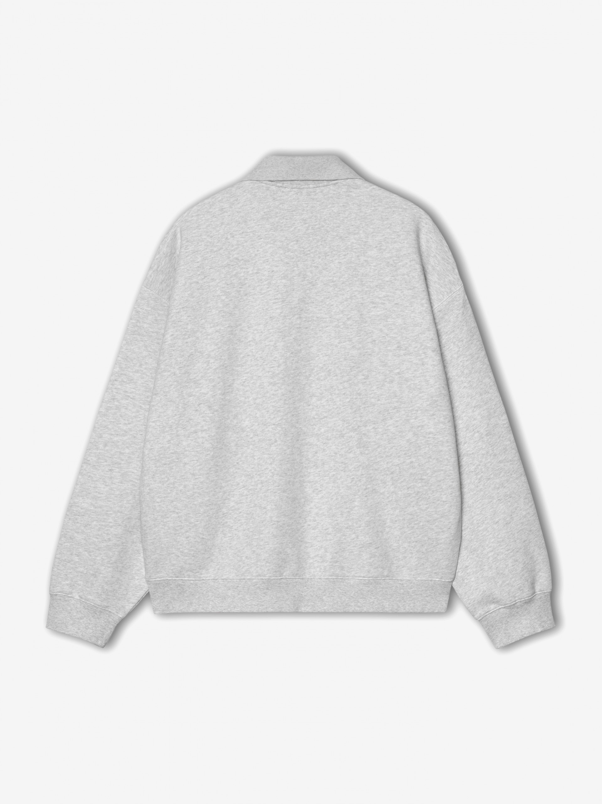 Carhartt WIP Label Grey Polo Sweater