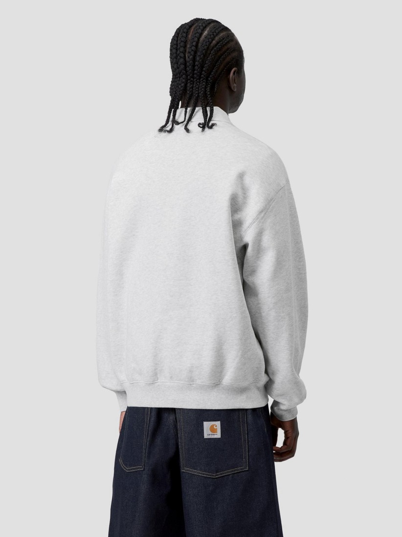 Camisola Polo Carhartt WIP Label Cinzenta