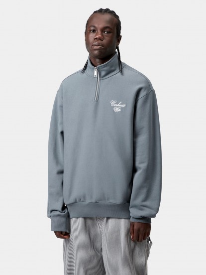 Camisola com Fecho Carhartt WIP Longhand Azul Camisola com Fecho Carhartt WIP Longhand Azul