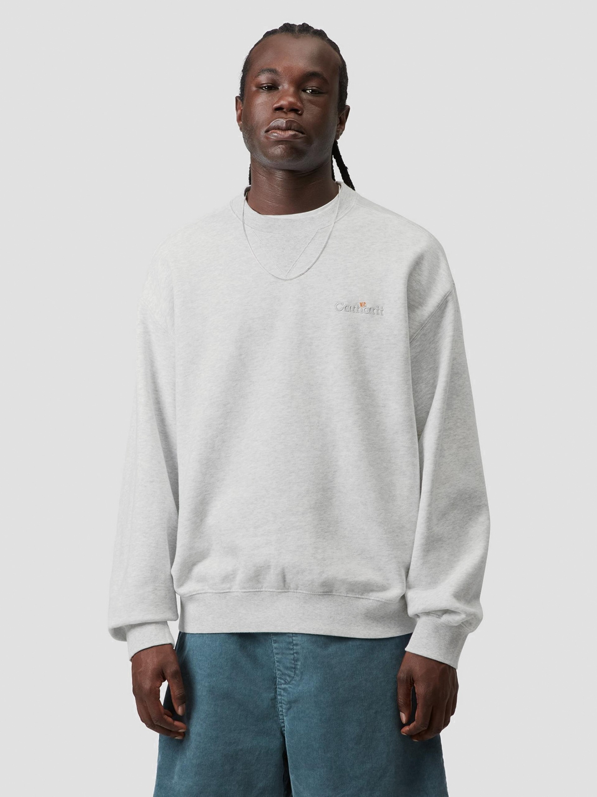 Carhartt WIP Label Grey Sweater