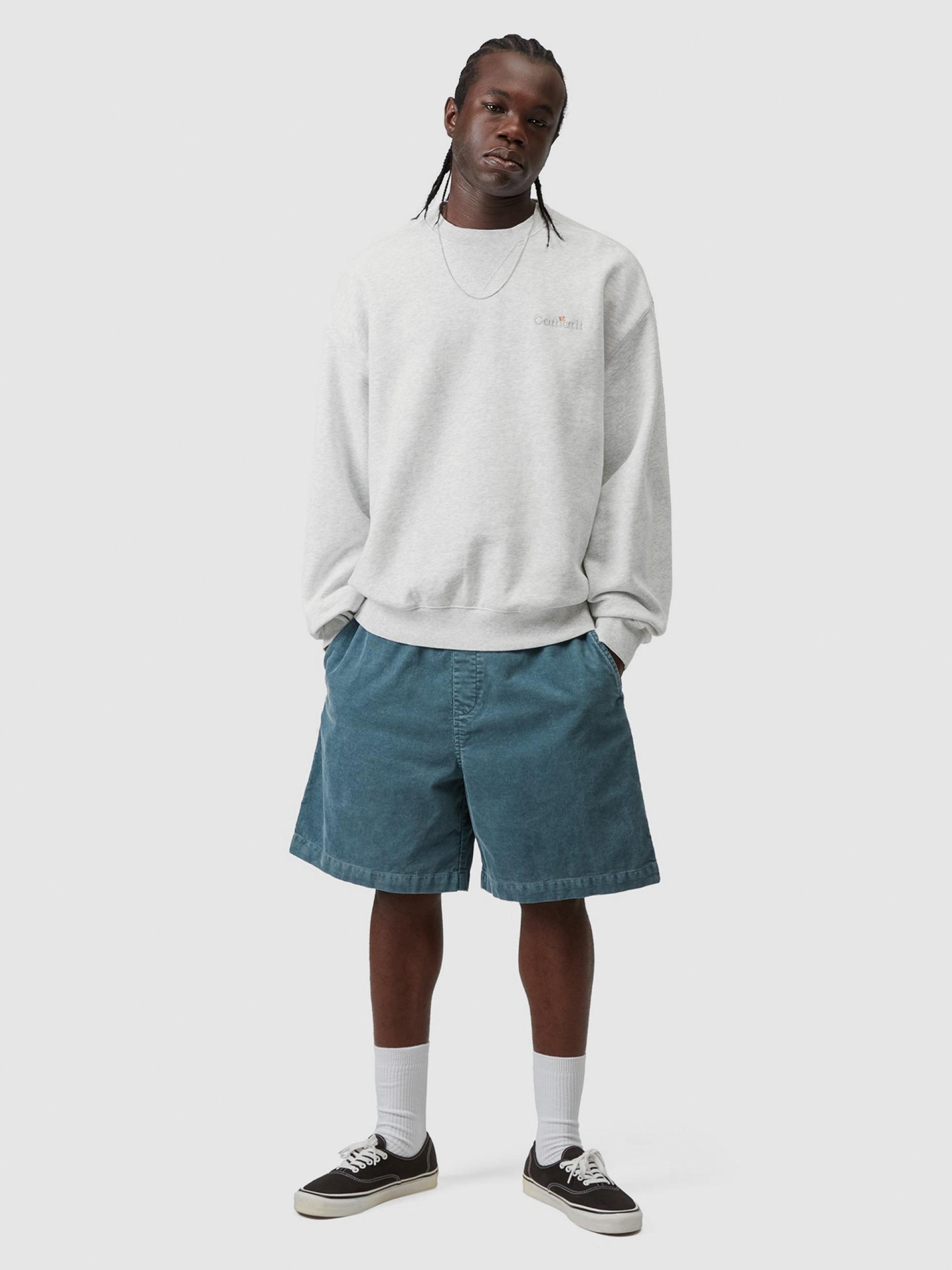Carhartt WIP Label Grey Sweater