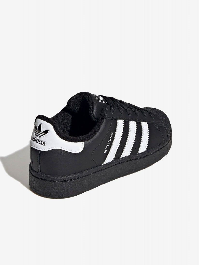 Zapatillas Adidas Originals Superstar II C Negras y Blancas