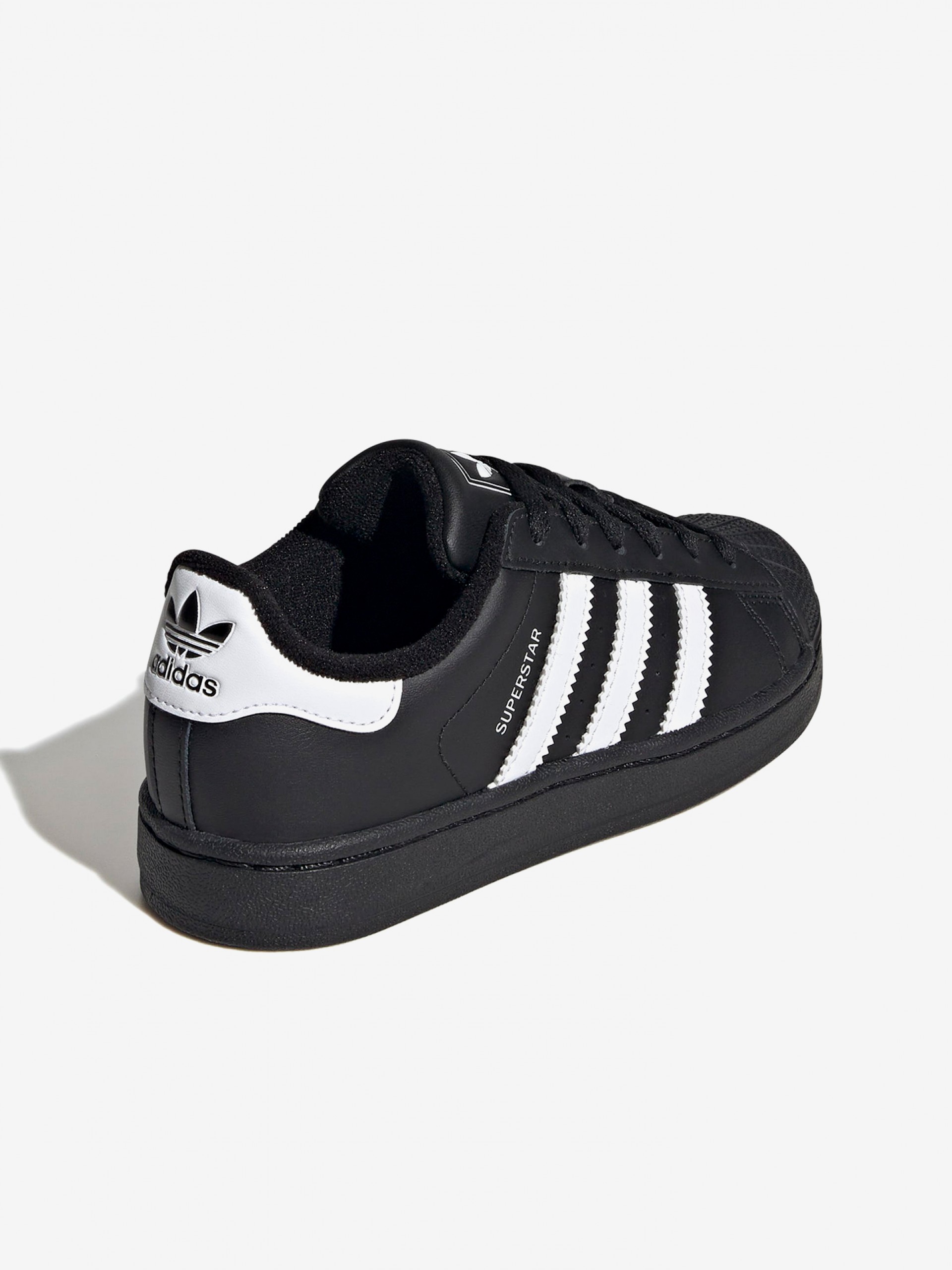 Adidas Originals Superstar II C Black and White Sneakers