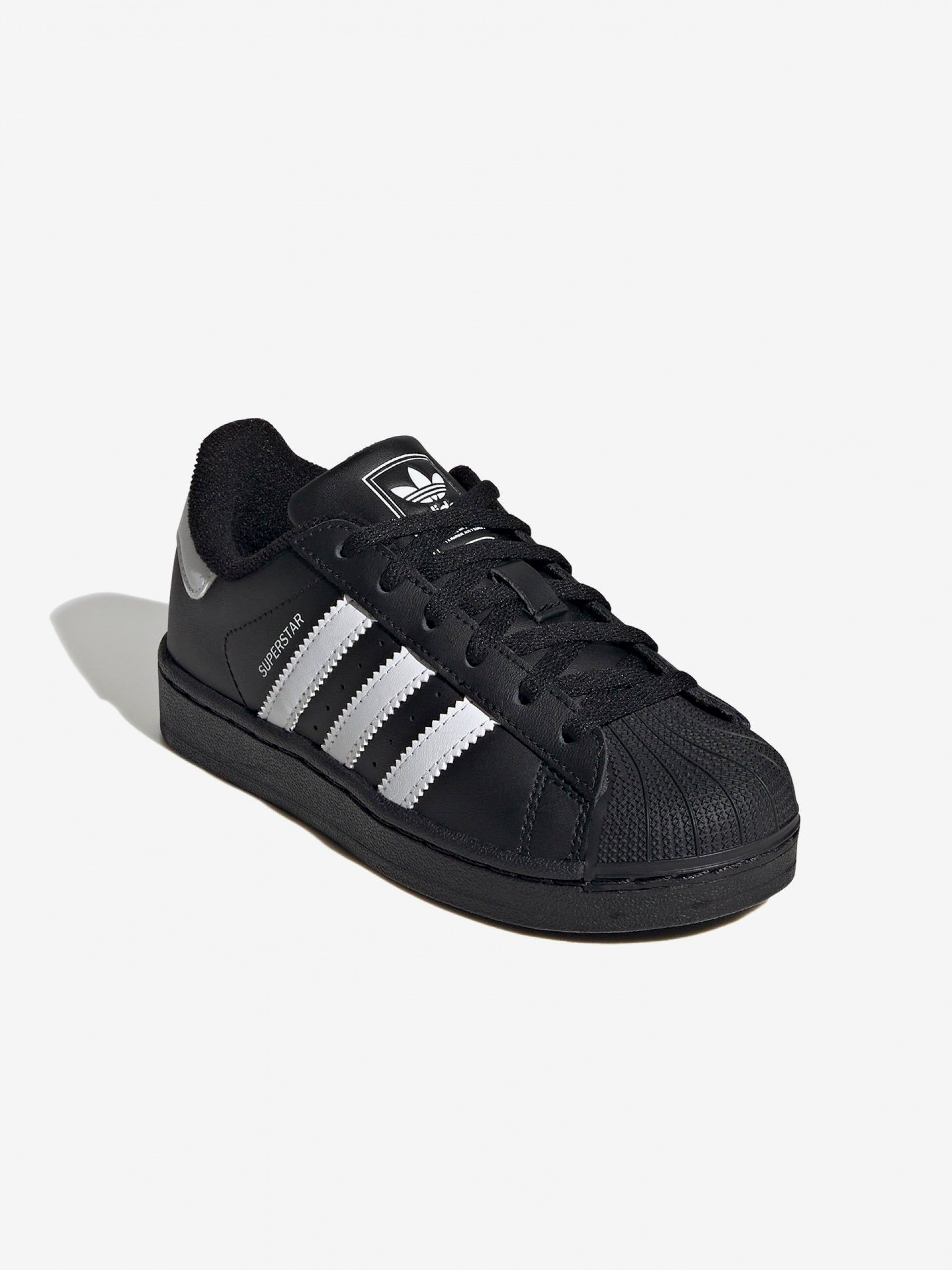 Zapatillas Adidas Originals Superstar II C Negras y Blancas