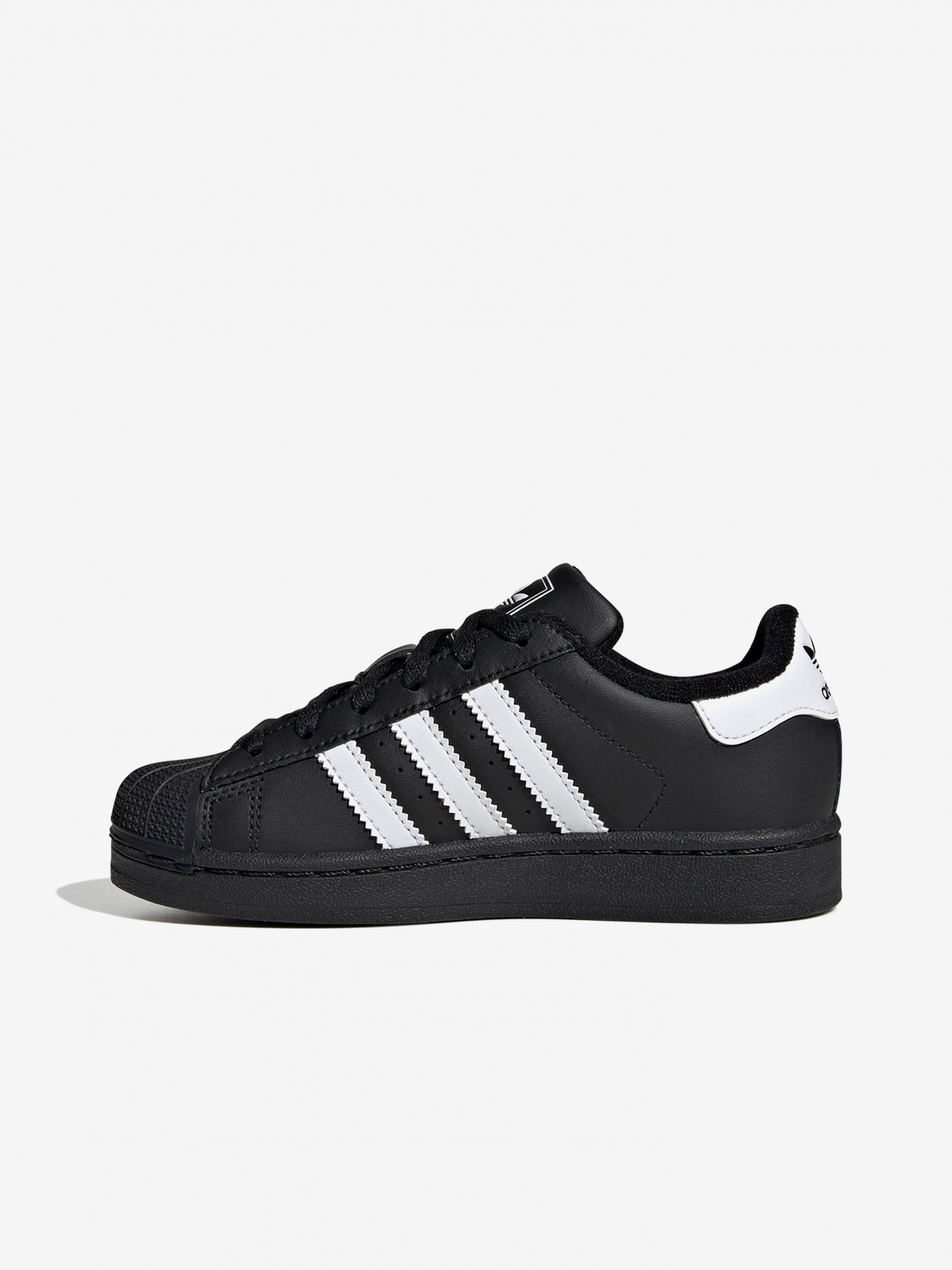 Sapatilhas Adidas Originals Superstar II C Pretas e Brancas