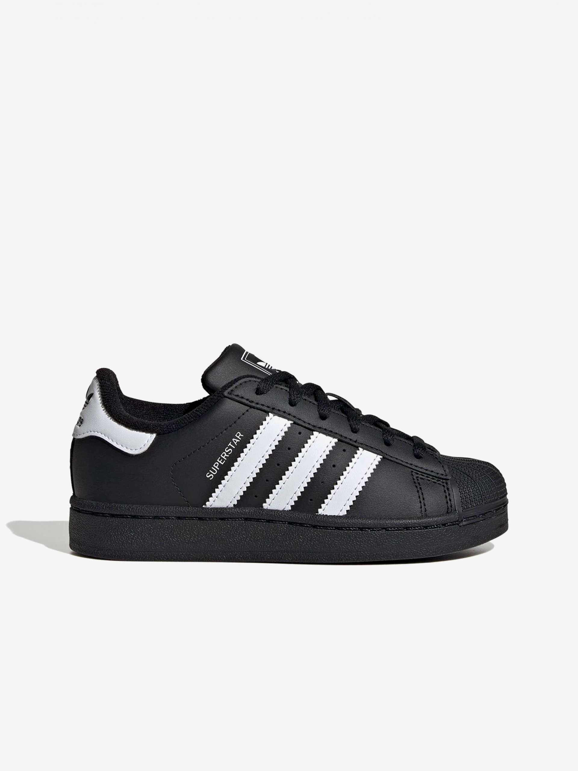 Zapatillas Adidas Originals Superstar II C Negras y Blancas