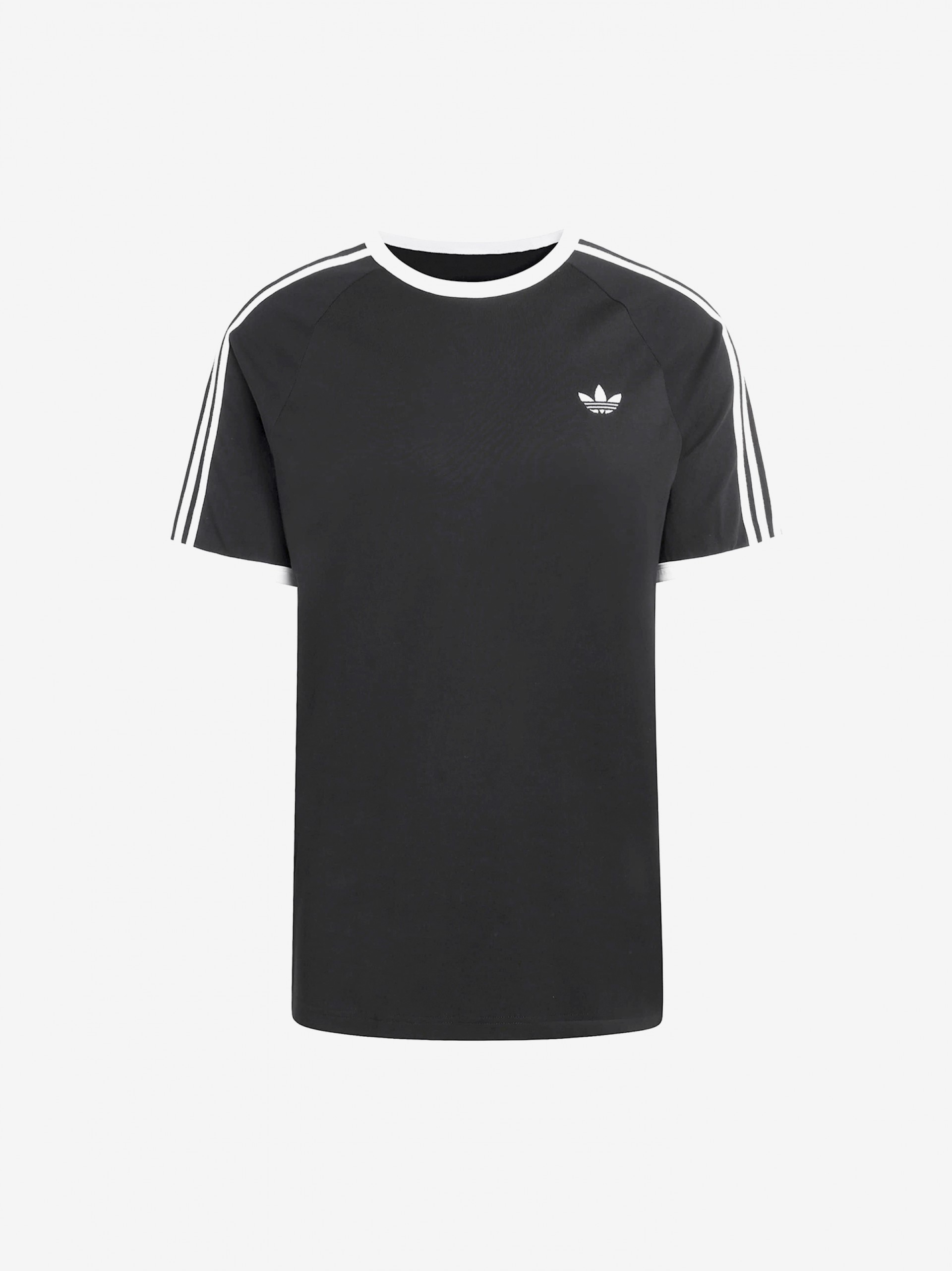 T-shirt Adidas 3-Stripes Preta e Branca