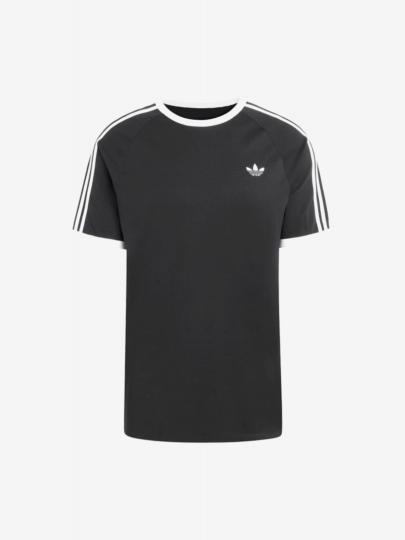 T-shirt Adidas 3-Stripes Preta e Branca