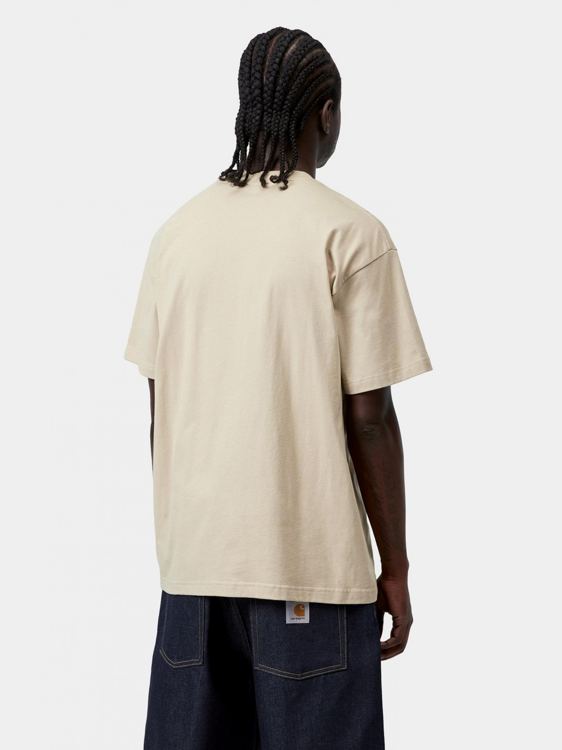 Carhartt WIP Cloud Script Khaki T-shirt
