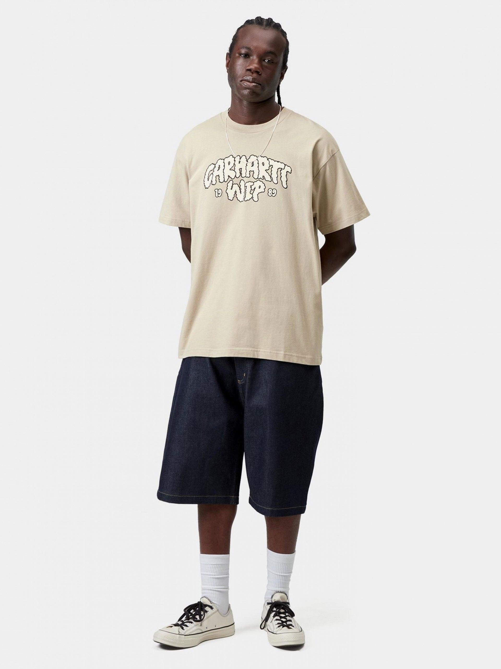 Carhartt WIP Cloud Script Khaki T-shirt