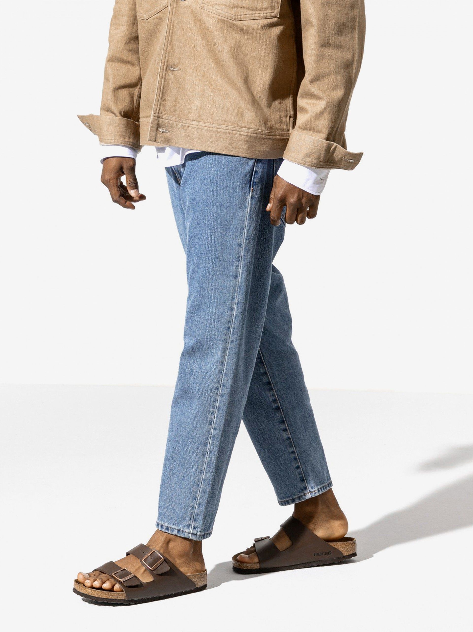 Birkenstock Arizona Birko-Flor Brown Slides