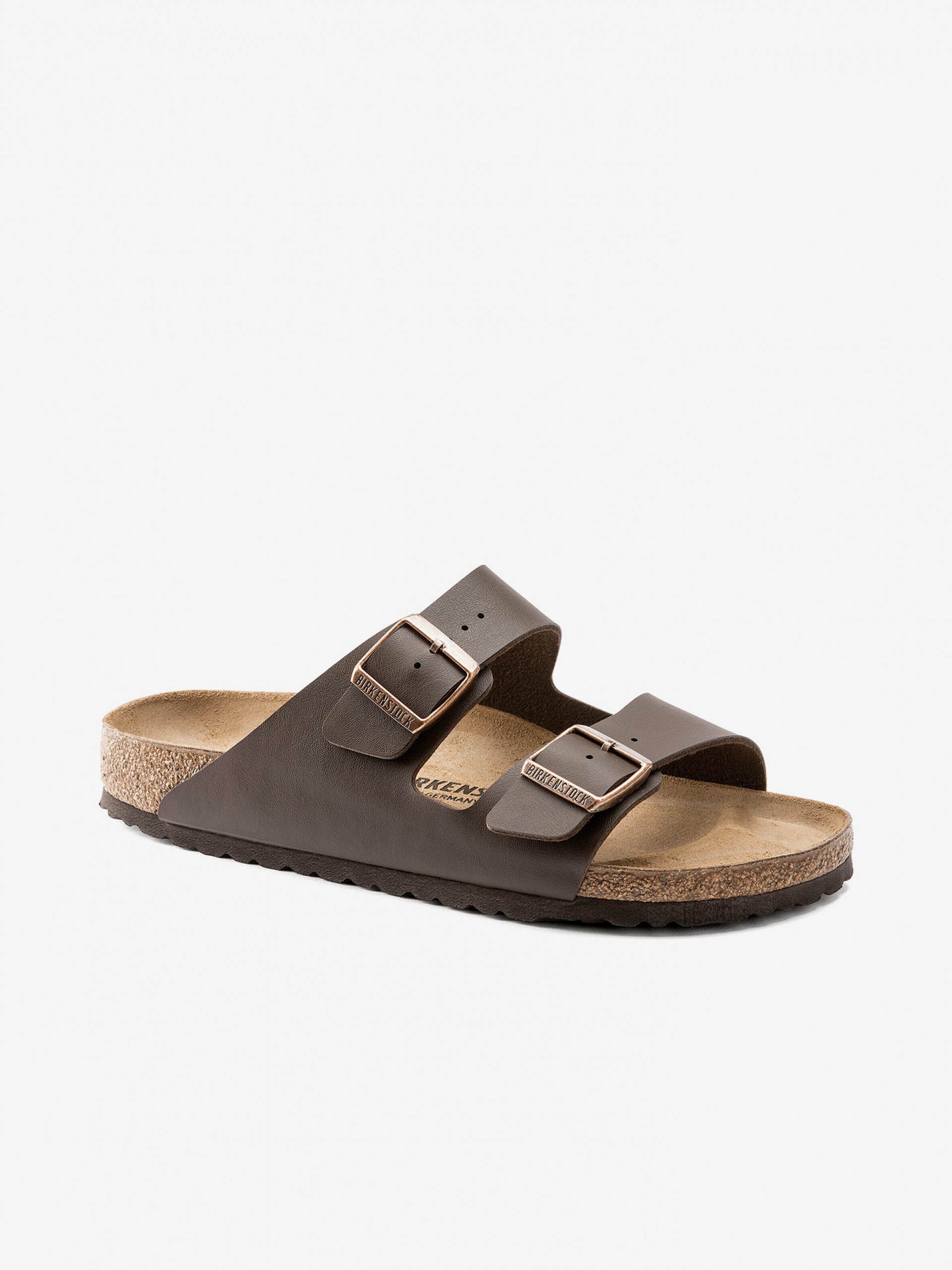 Birkenstock Arizona Birko-Flor Brown Slides