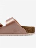Chanclas Birkenstock Arizona Birko-Flor Kids Oro Rosa