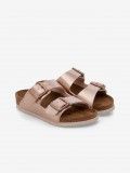 Chanclas Birkenstock Arizona Birko-Flor Kids Oro Rosa