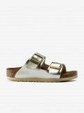 Birkenstock Arizona Birko-Flor Kids Golden Slides