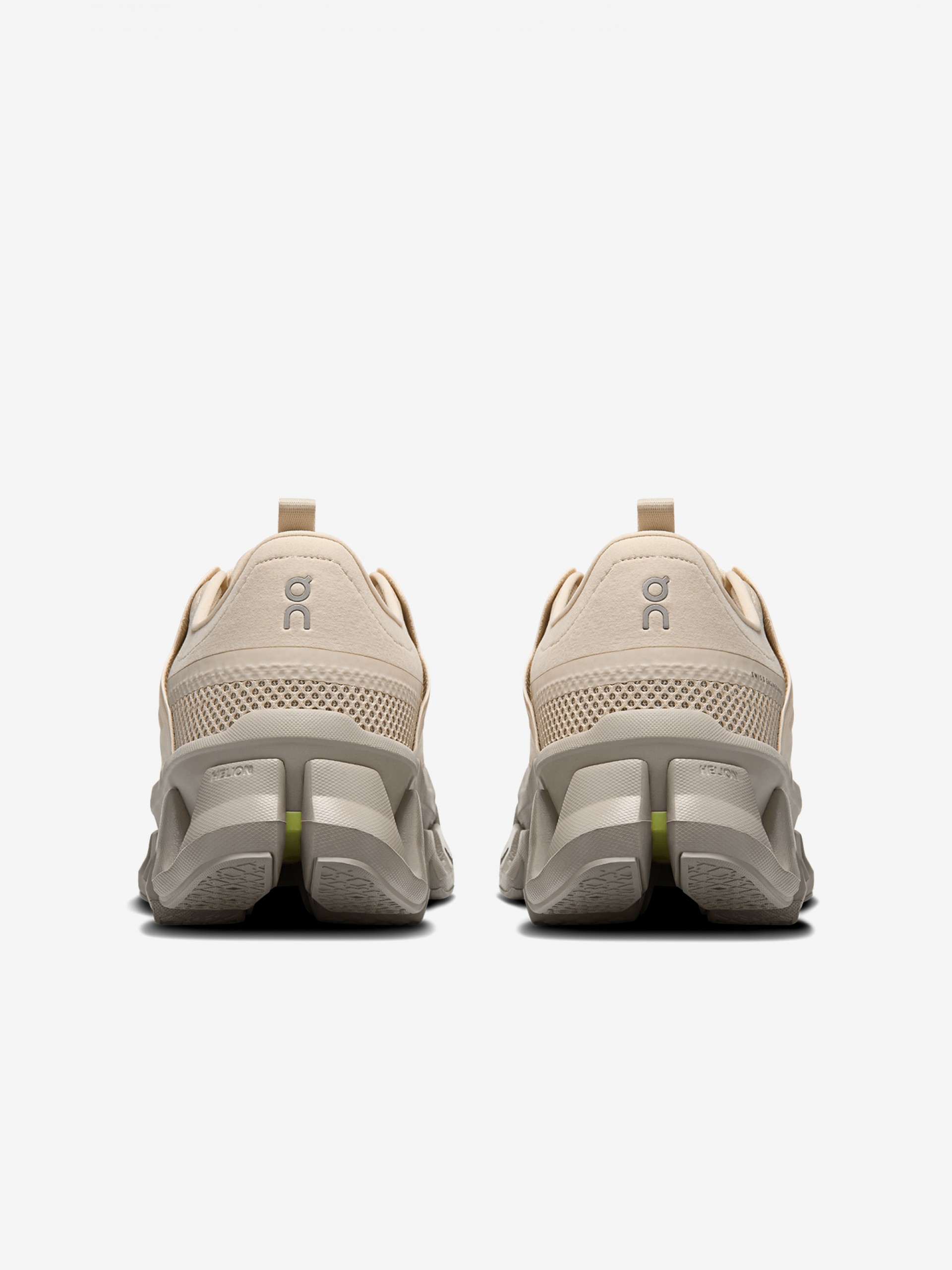 On Running Cloudswift Amp Beige and Grey W Sneakers