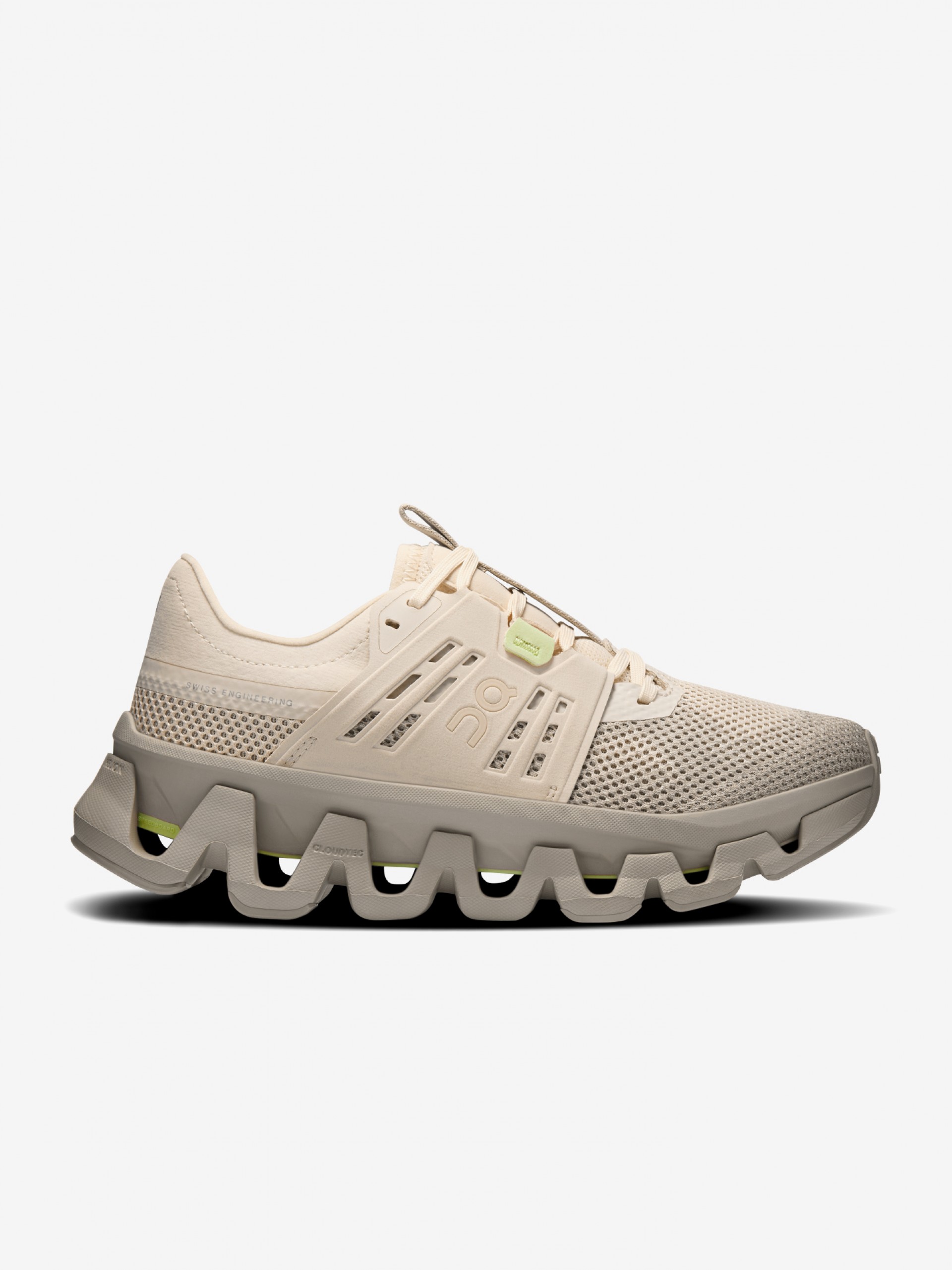 On Running Cloudswift Amp Beige and Grey W Sneakers