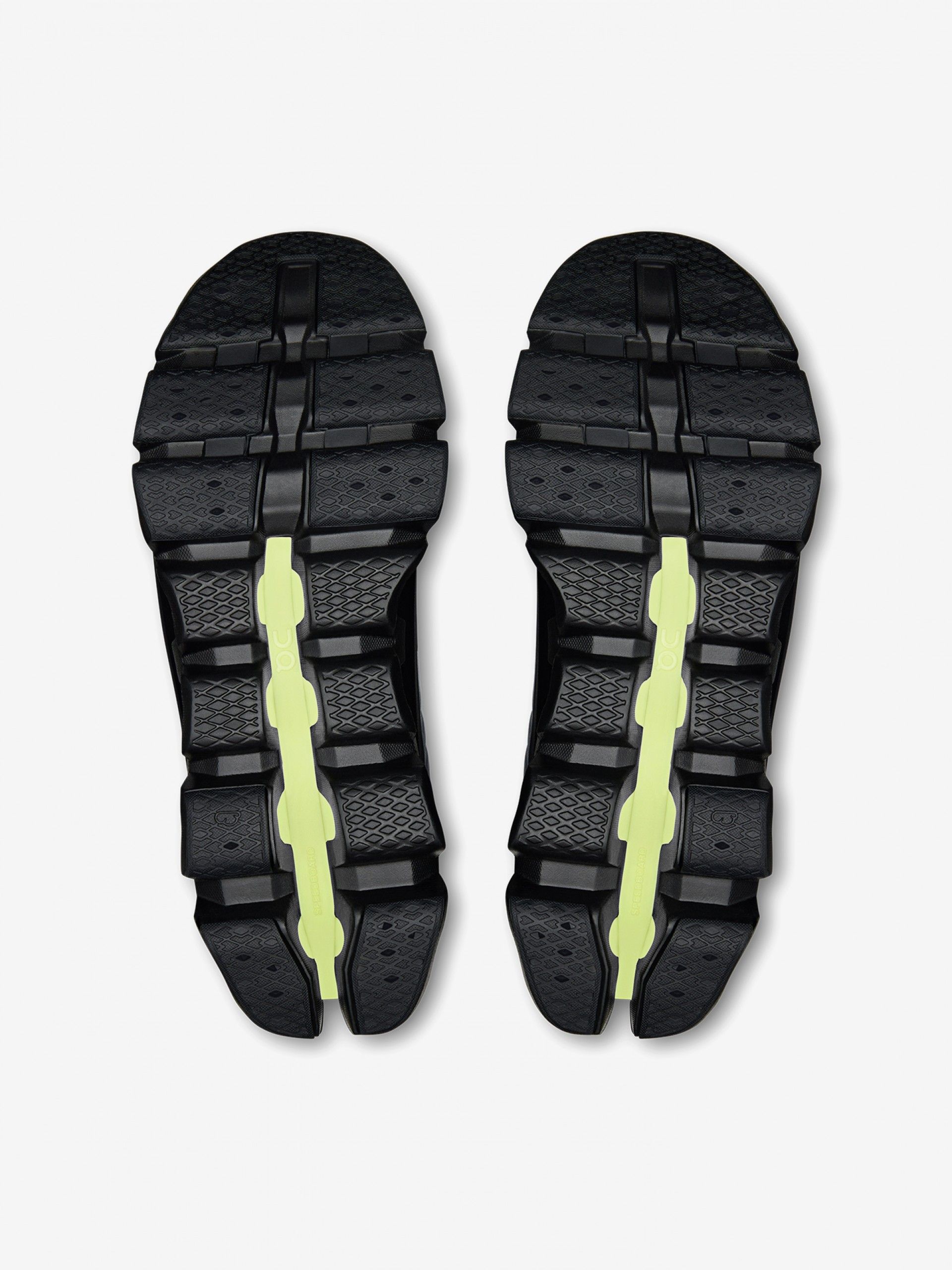 On Running Cloudswift Amp Grey and Black Sneakers