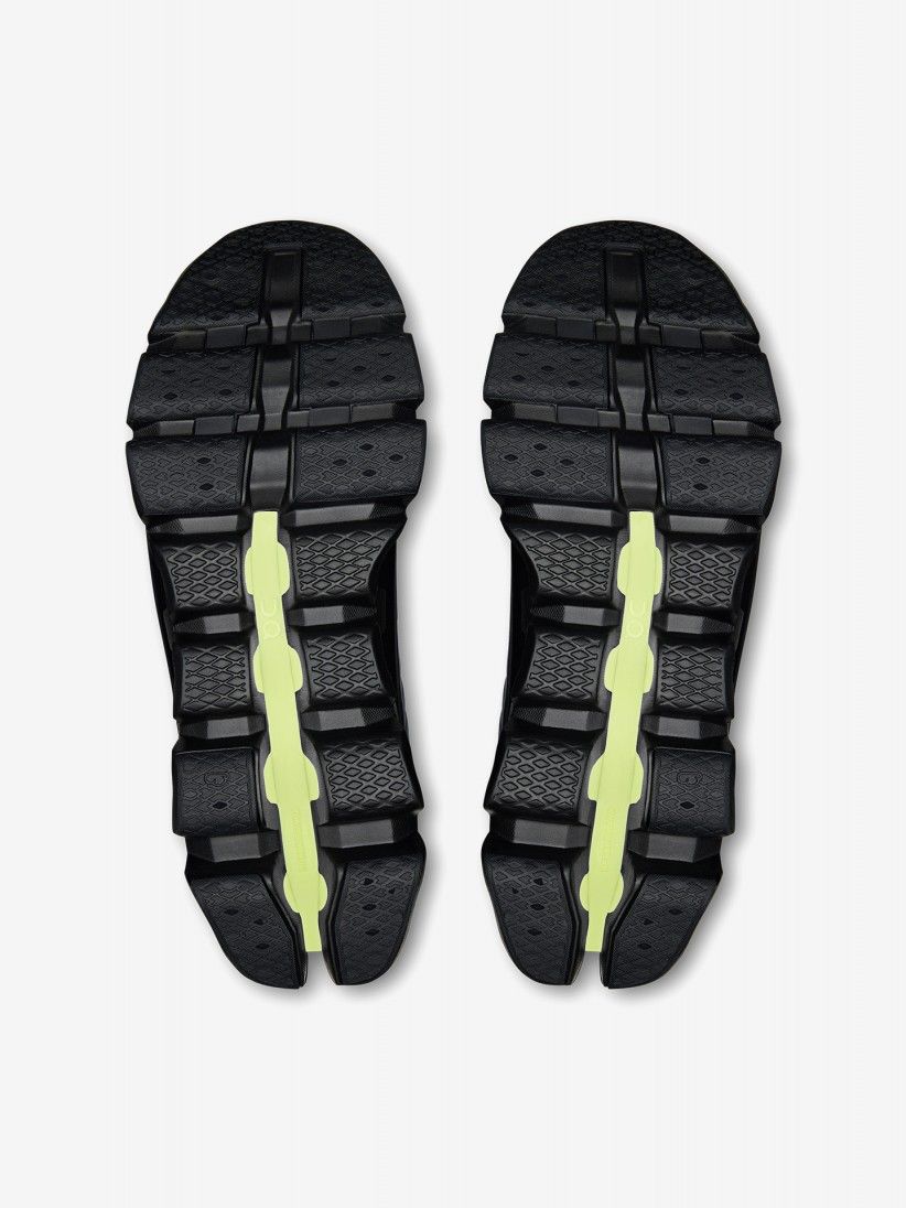 On Running Cloudswift Amp Grey and Black Sneakers