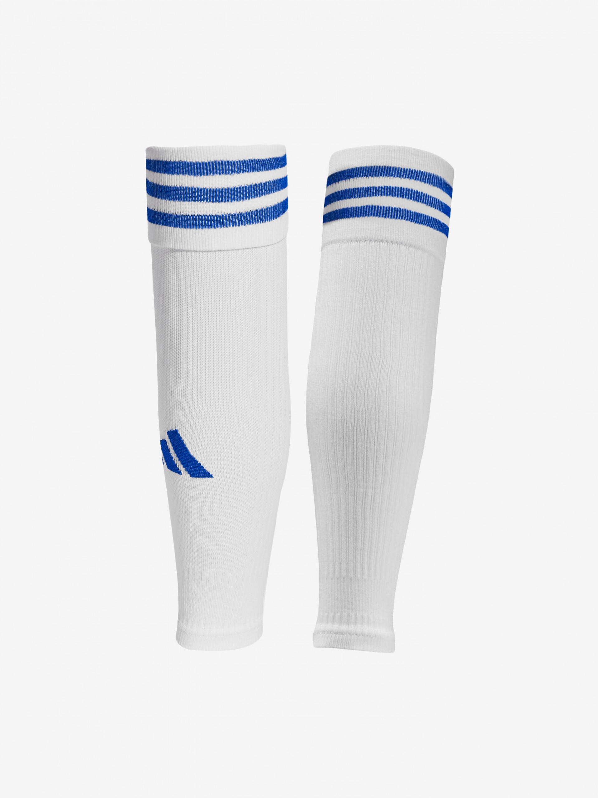 Adidas Team Sleeve 23 White and Blue Football Socks