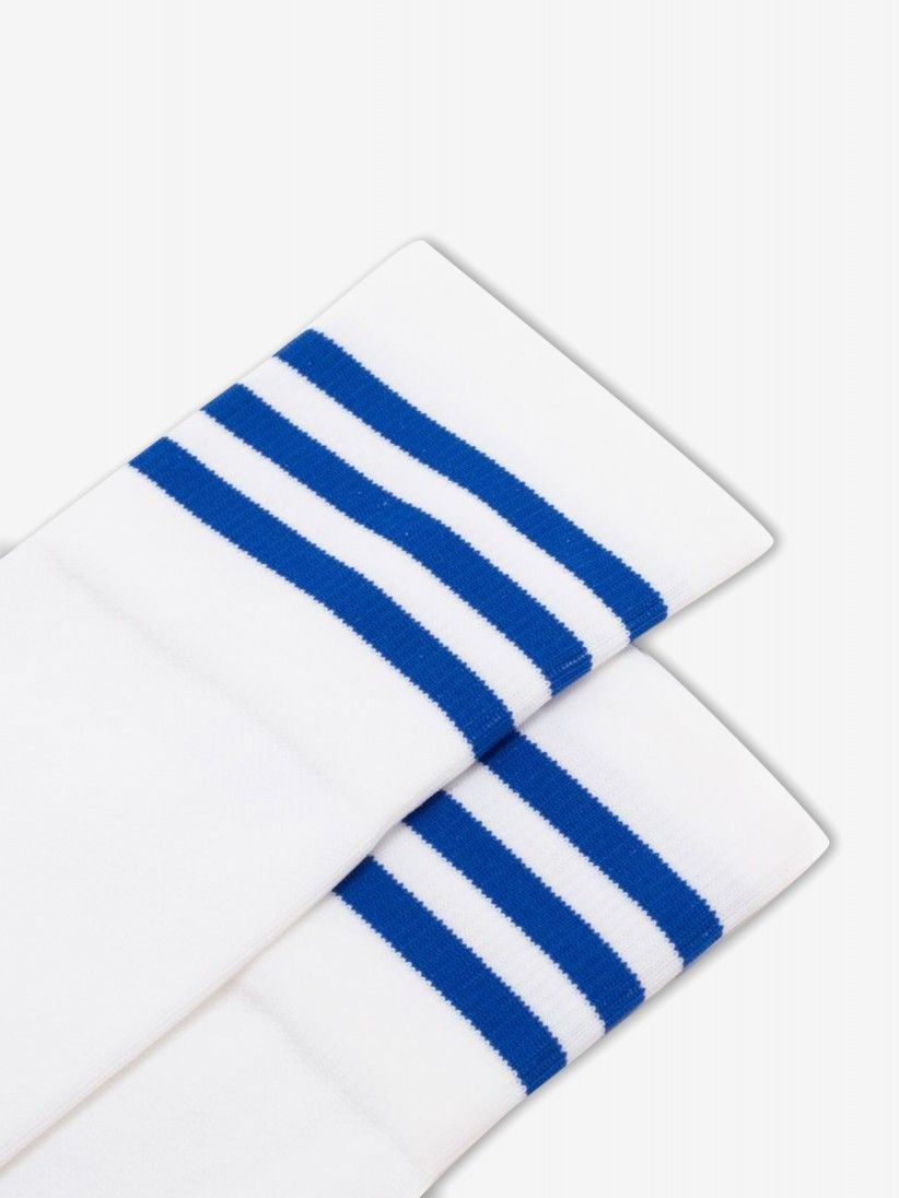 Calcetines de F�tbol Adidas Team Sleeve 23 Blancos y Azules