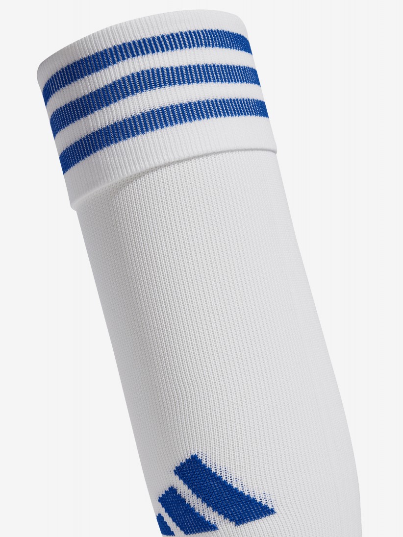 Calcetines de F�tbol Adidas Team Sleeve 23 Blancos y Azules