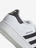 Zapatillas Adidas Superstar II Comfort CF C Blancas y Negras Con Velcro