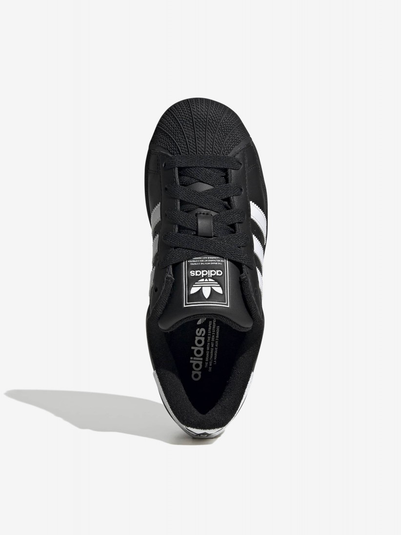 Sapatilhas Adidas Superstar II J Pretas e Brancas