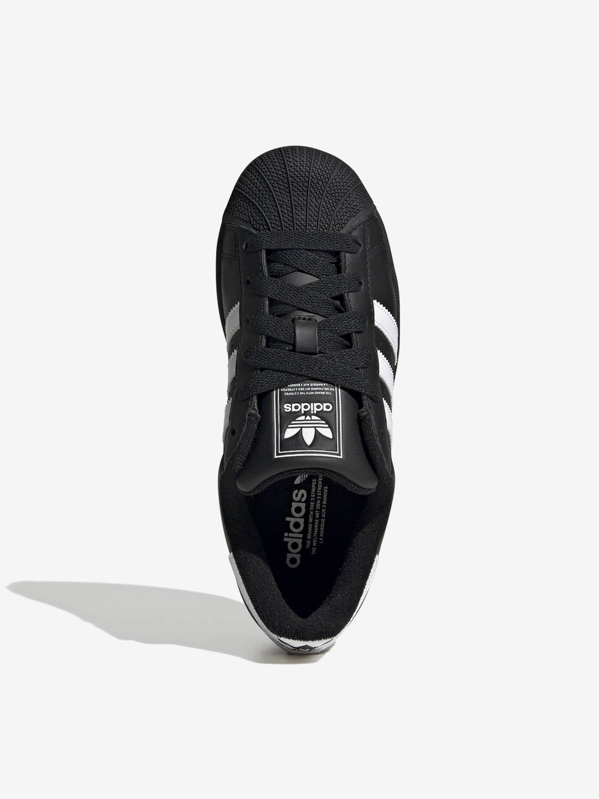 Zapatillas Adidas Superstar II J Negras y Blancas
