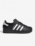 Sapatilhas Adidas Superstar II J Pretas e Brancas