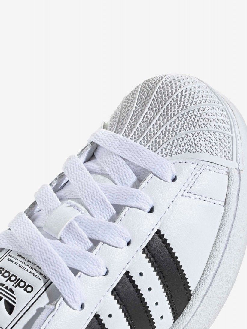 Sapatilhas Adidas Superstar II J Brancas e Pretas