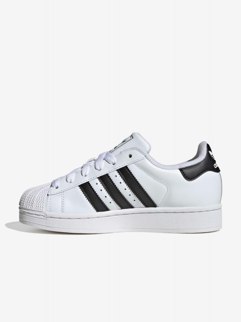 Sapatilhas Adidas Superstar II J Brancas e Pretas