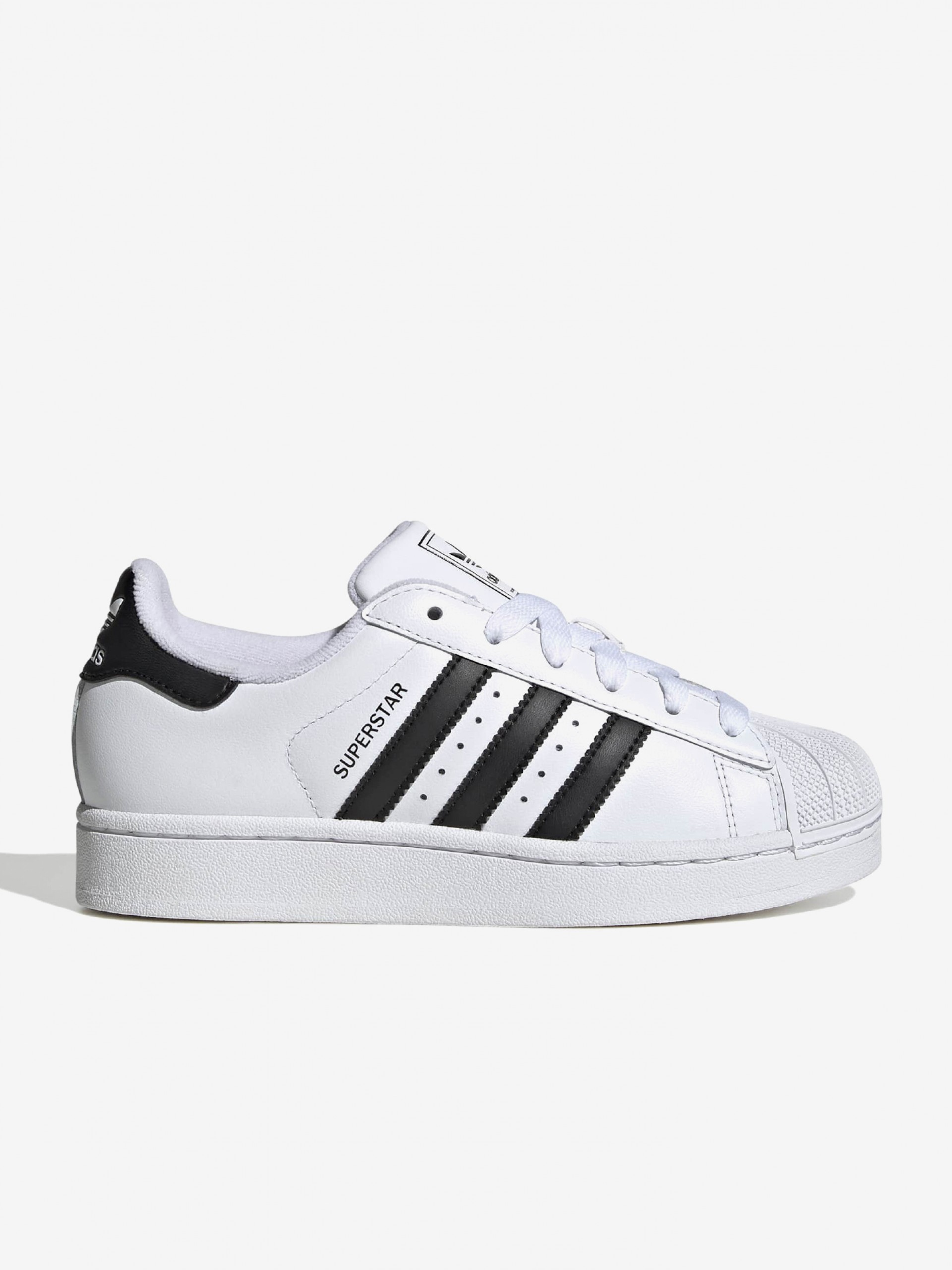 Sapatilhas Adidas Superstar II J Brancas e Pretas