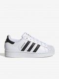 Sapatilhas Adidas Superstar II J Brancas e Pretas