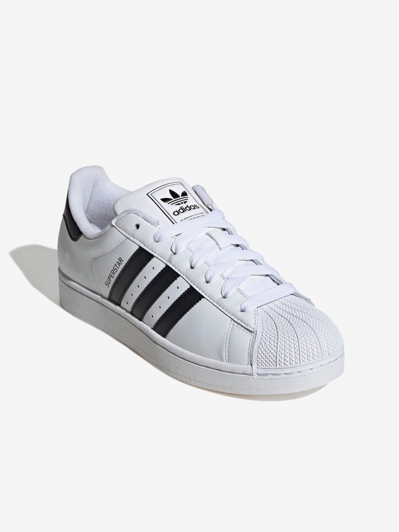Sapatilhas Adidas Superstar II Brancas e Pretas