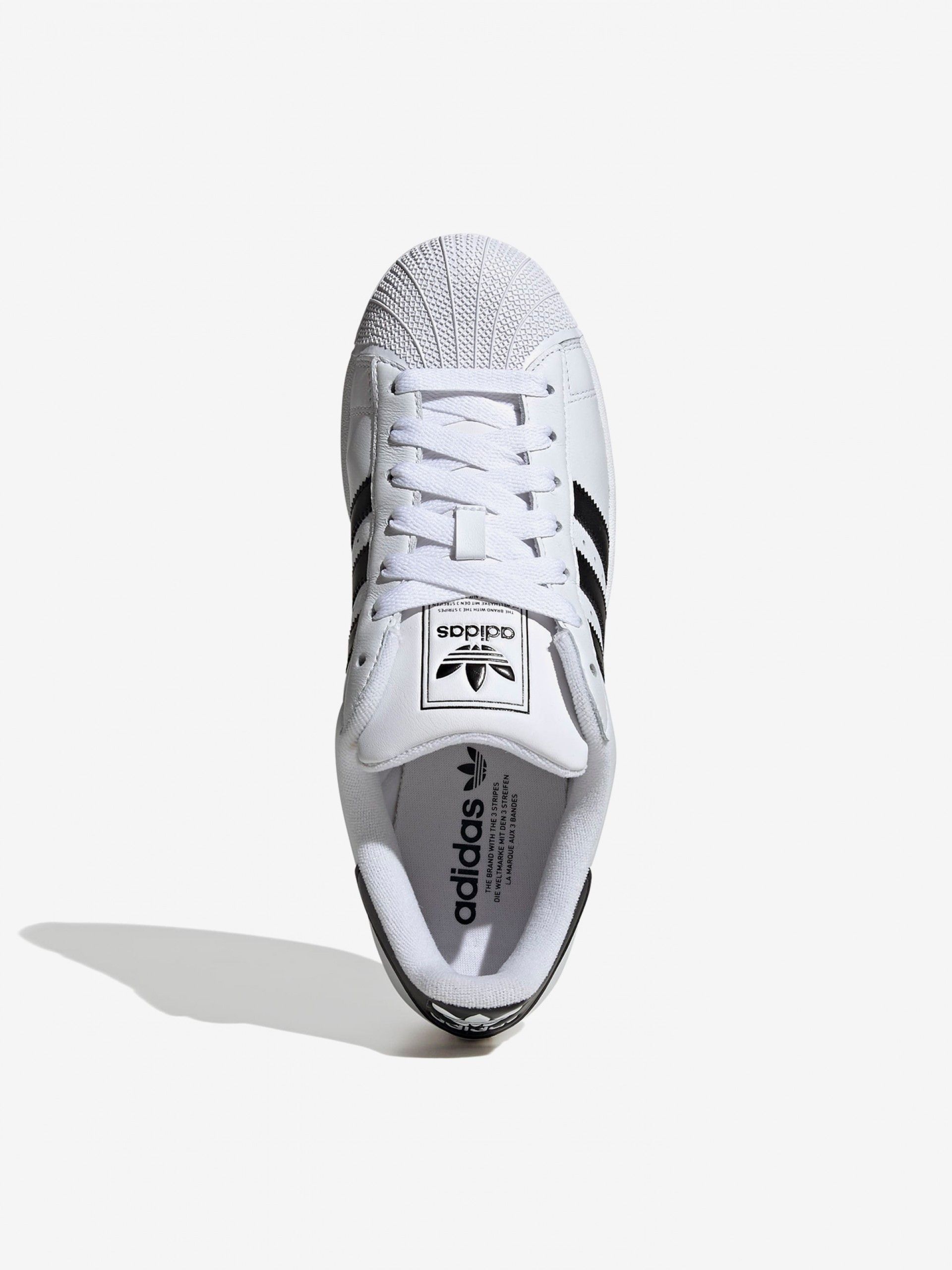 Sapatilhas Adidas Superstar II Brancas e Pretas