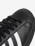 Sapatilhas Adidas Superstar II Pretas e Brancas