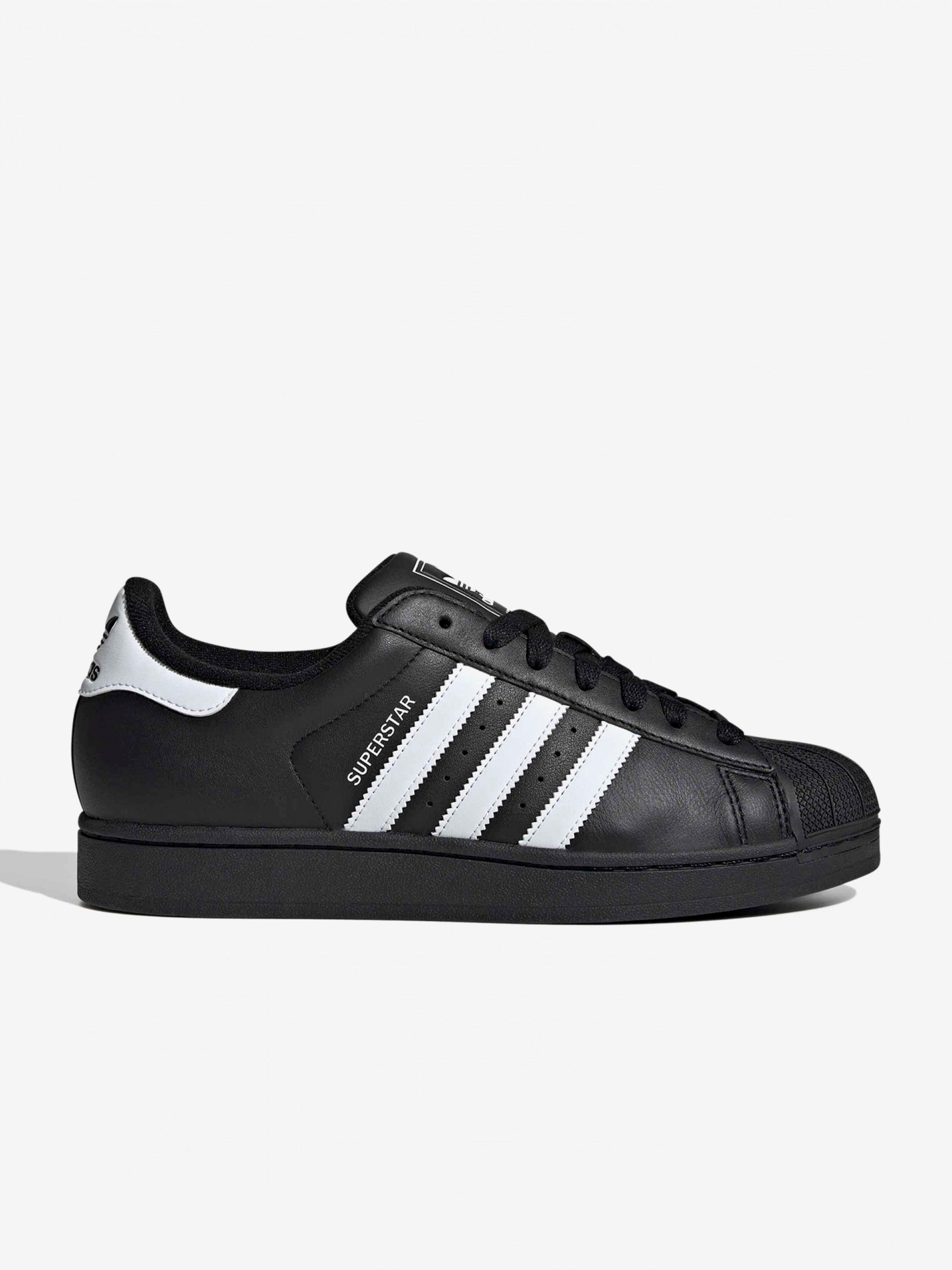 Adidas Superstar II Black and White Sneakers