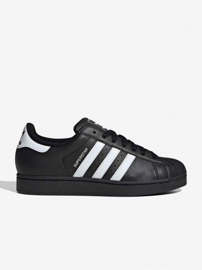 Adidas Superstar II Black and White Sneakers